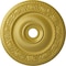 Ekena Millwork Logan Ceiling Medallion (Fits Canopies up to 6 1/8"), 24 1/4"OD x 3 7/8"ID x 2"P, Rich Gold CM24LO1RGS - alternate 1